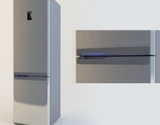 现代冰箱3D模型下载