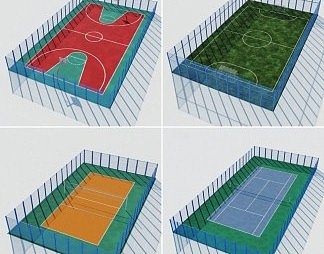 现代体育场3D模型下载