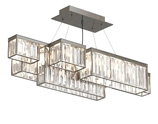 现代水晶吊灯3D模型下载