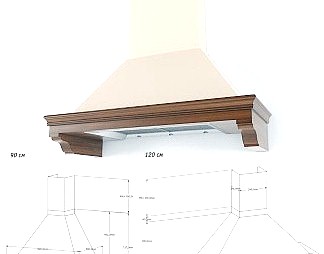 现代抽油烟机3D模型下载