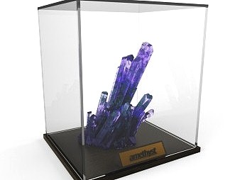 现代水晶3D模型下载