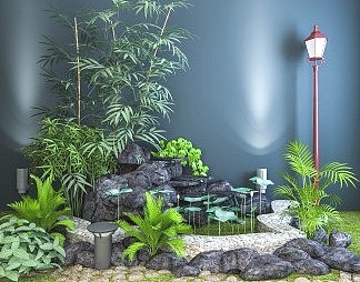 现代植物3D模型下载