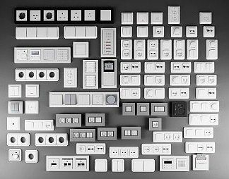 现代开关3D模型下载