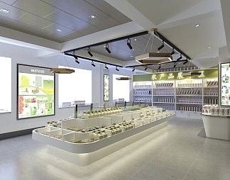 现代展厅3D模型下载