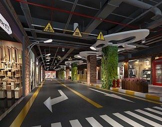 现代道路3D模型下载