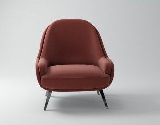 现代休闲椅3D模型下载