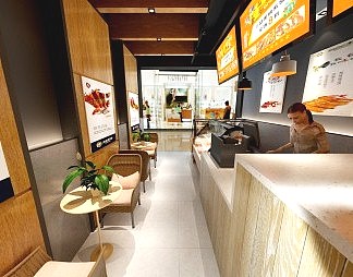 现代饭店3D模型下载