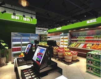 工业LOFT便利店3D模型下载