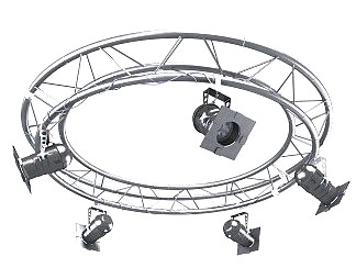 现代射灯3D模型下载