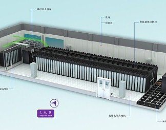 现代服务器3D模型下载