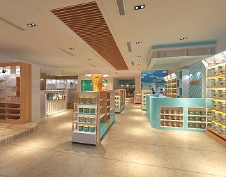 现代母婴店3D模型下载