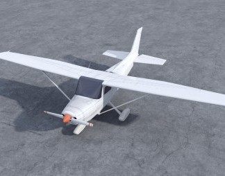 现代滑翔机3D模型下载