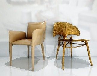 后现代休闲椅3D模型下载