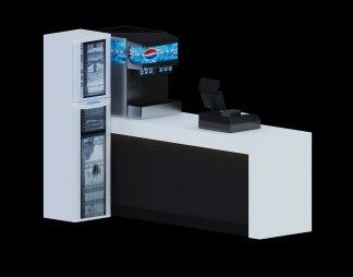现代饮料机3D模型下载