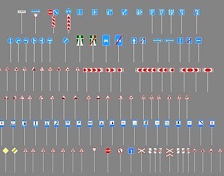 现代路标3D模型下载