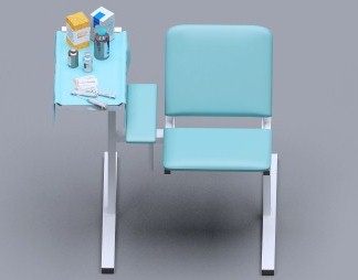 现代病椅3D模型下载