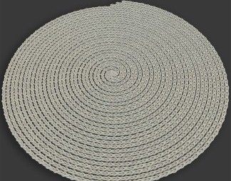 后现代圆形地毯3D模型下载
