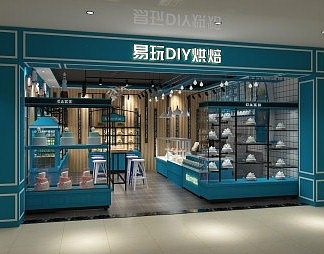 地中海蛋糕店3D模型下载