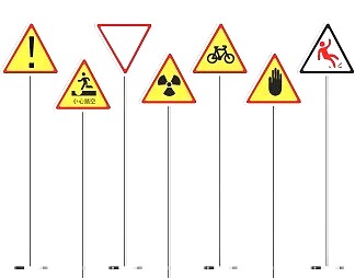 现代路标3D模型下载
