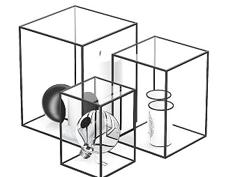 现代装饰品3D模型下载