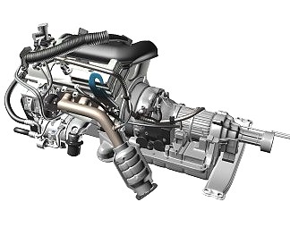 现代发动机3D模型下载