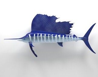 现代旗鱼3D模型下载