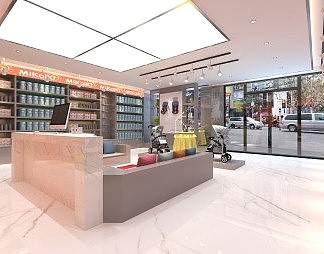 现代母婴店3D模型下载