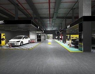 工业LOFT4S店3D模型下载