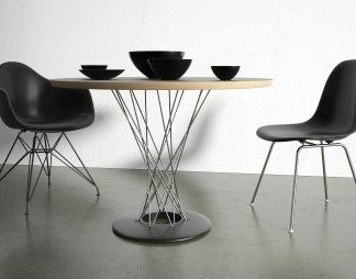 现代餐桌椅组合3D模型下载