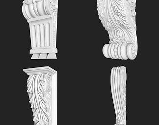 欧式柱头3D模型下载
