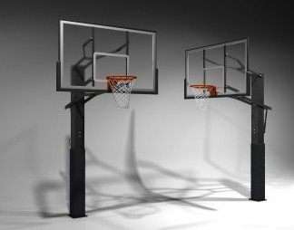现代篮球架3D模型下载