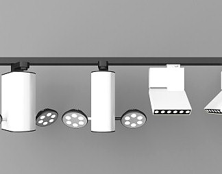 现代射灯3D模型下载