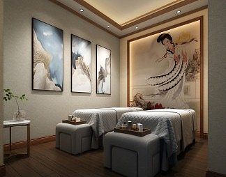 新中式SPA3D模型下载