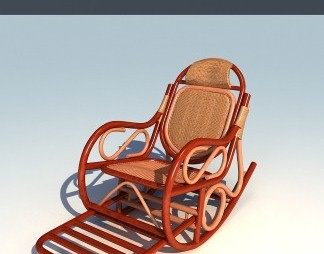 东南亚摇椅3D模型下载