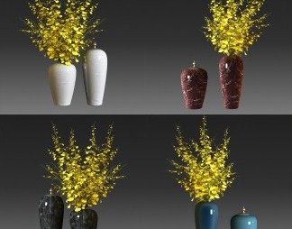 现代花瓶3D模型下载