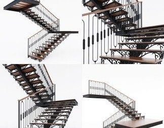 地中海楼梯3D模型下载