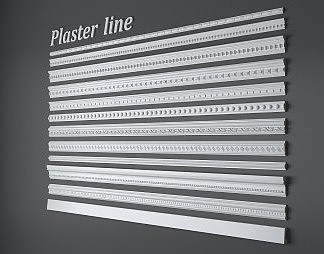欧式石膏线3D模型下载