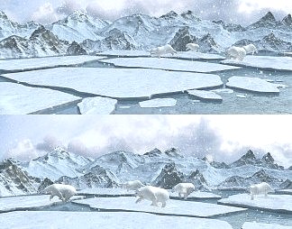 现代雪景3D模型下载