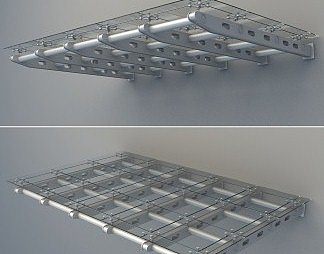 现代遮雨棚3D模型下载