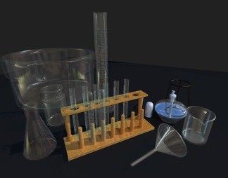 现代化学用品3D模型下载