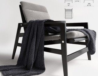 北欧沙发椅3D模型下载