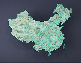 现代地图3D模型下载