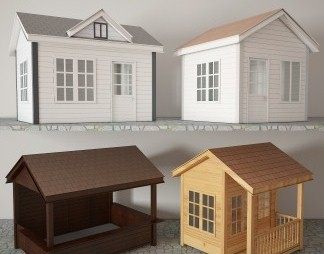 现代木屋3D模型下载