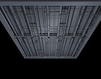 工业LOFT吊顶3D模型下载