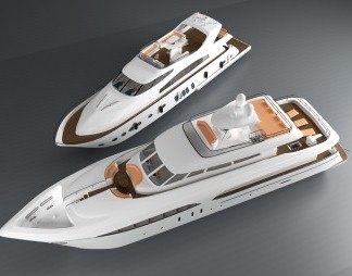 现代游艇3D模型下载