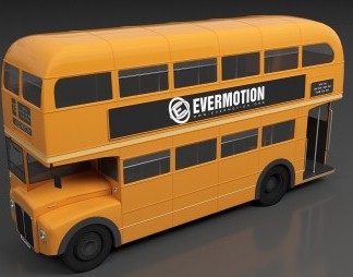 现代公交车3D模型下载