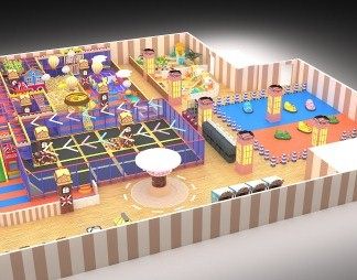 童趣游乐园3D模型下载