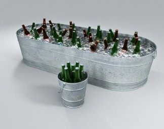 现代酒3D模型下载