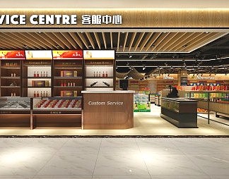 工业LOFT超市3D模型下载