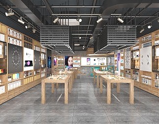 现代手机店3D模型下载